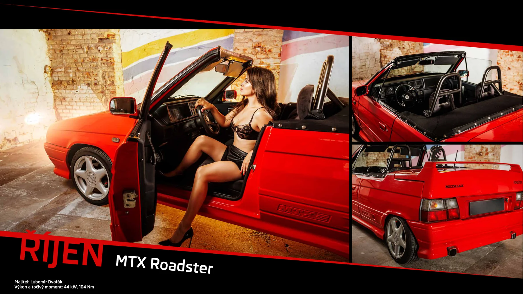Červený MTX Roadster z roku 1992
