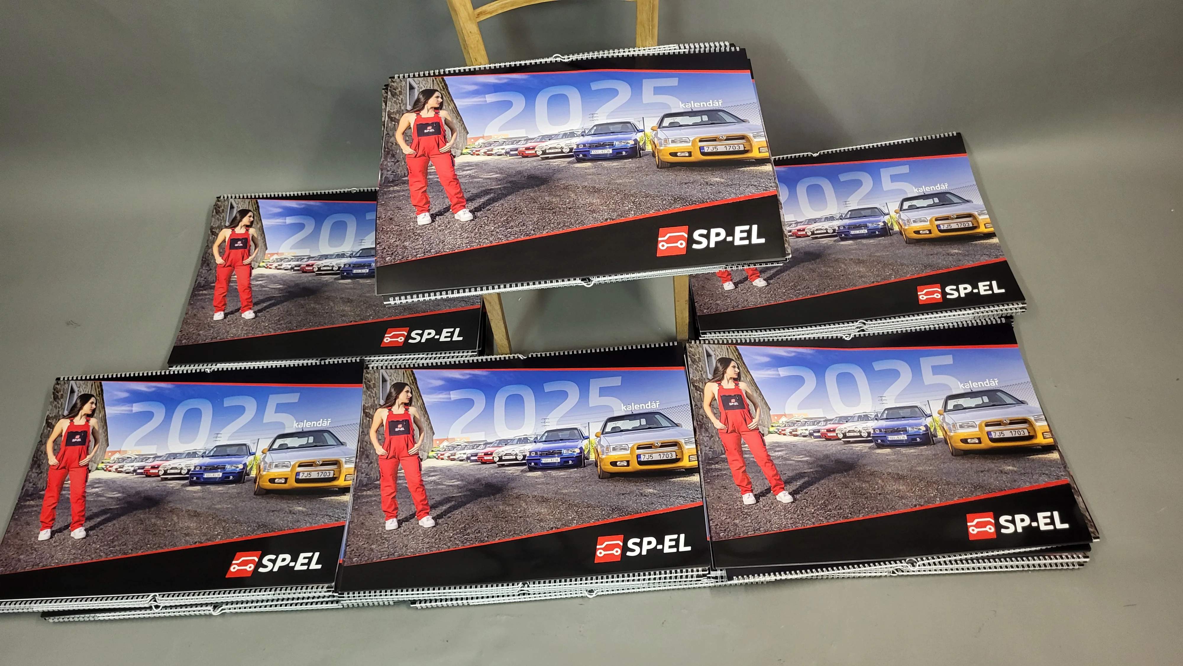 Vytištěné kalendáře Škoda 2025 od SP-EL