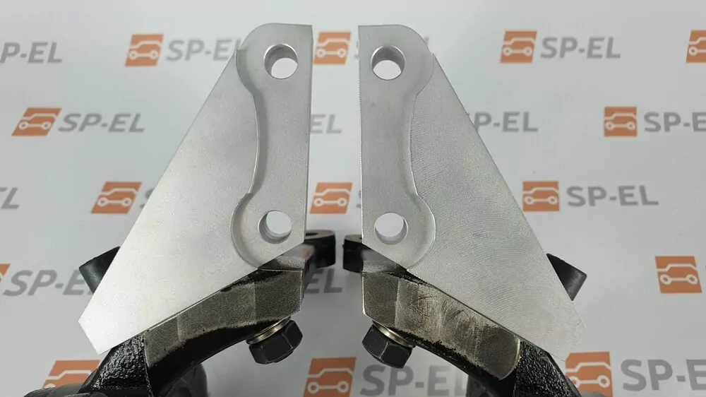 Sportovní / závodní těhlice s adaptéry Škoda Felicia s ABS - pro tlumiče SPAX pro VW Golf 2 a 3