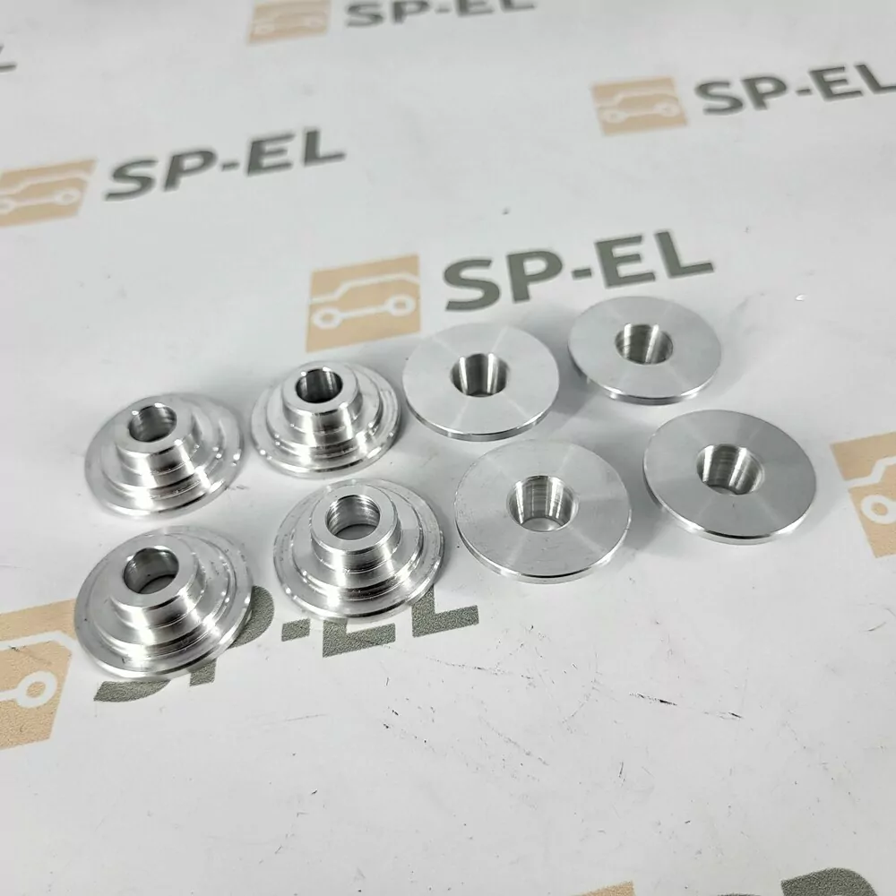 Sportovní / závodní misky ventilových pružin Škoda Felicia - sada 8 kusů- ventil 7mm - dvojitá pružina - dural