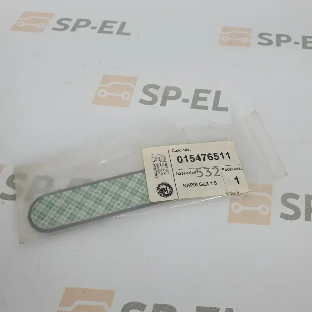 Štítek na 5. dveře Škoda Felicia GLX 1.6