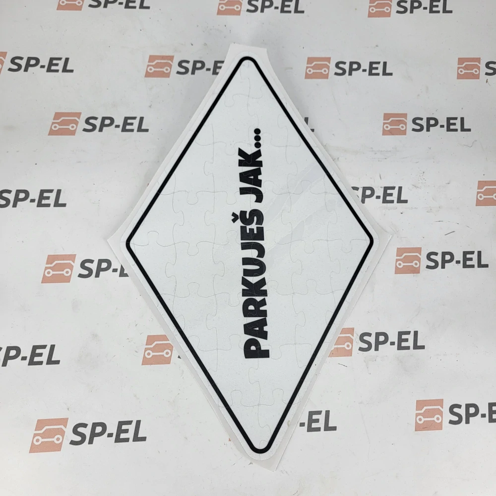 Samolepka "Parkuješ jak ..." - pro holky