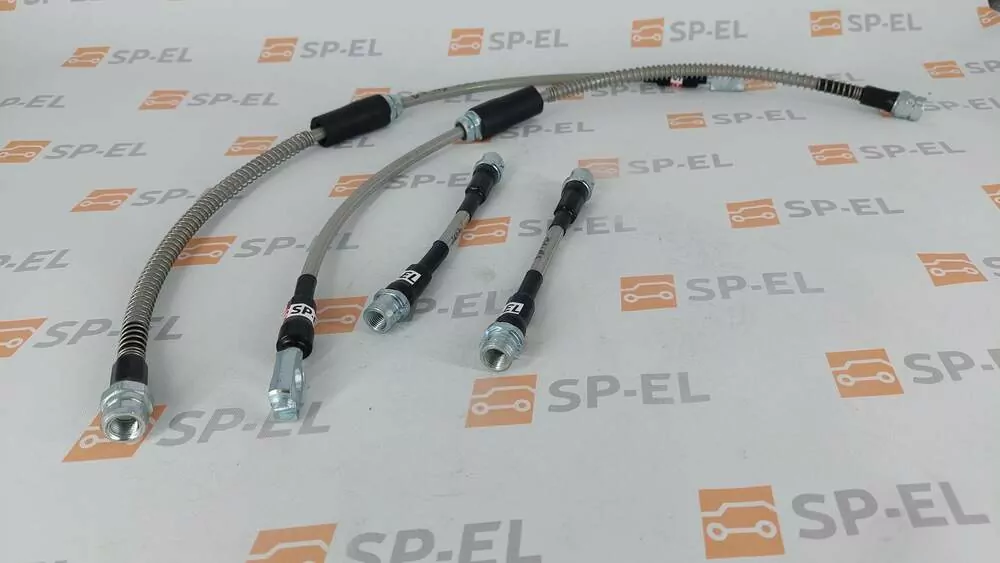 Pancéřové brzdové hadičky Octavia I RS - kompletní kit