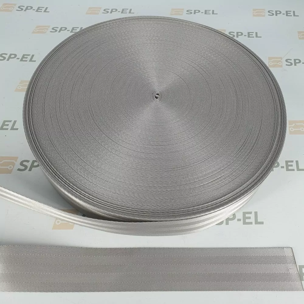 Pásovina na bezpečnostní pásy - Šedivá