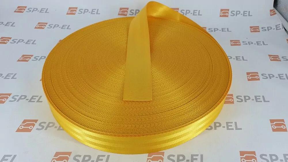 Bezpečnostní pásy - sada 5 ks - Felicia Color Line - žlutá