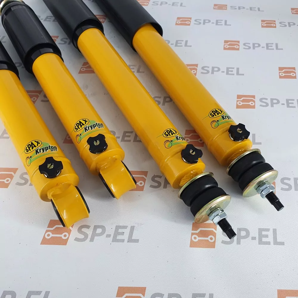 SPAX - Škoda 1000 MB, 1100 MB, 100, 105, 110, 120, 130 sada přední a zadní tuhostně nastavitelné tlumiče