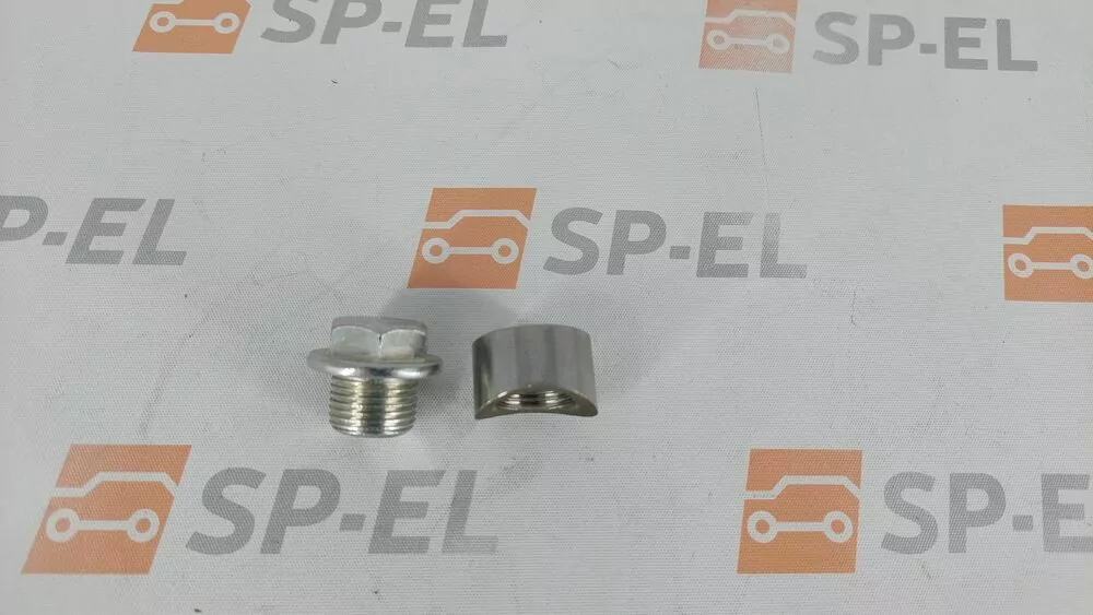 Adaptér na lambda sondu M18 x 1,5mm k navaření, osazení s radiusem - nerez, se zátkou