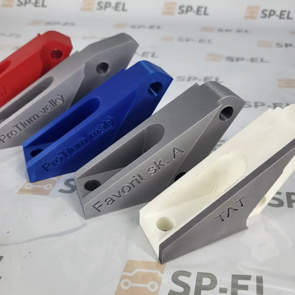 Dílenský přípravek SP-EL DP001 - Sada modelů adaptérů na těhlice pro tlumiče ala sk. A