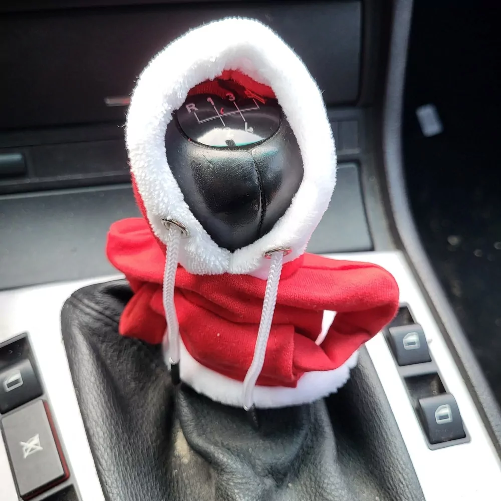 Návlek na řadící páku - mikinka "hoodie" Felicia - Santa Claus