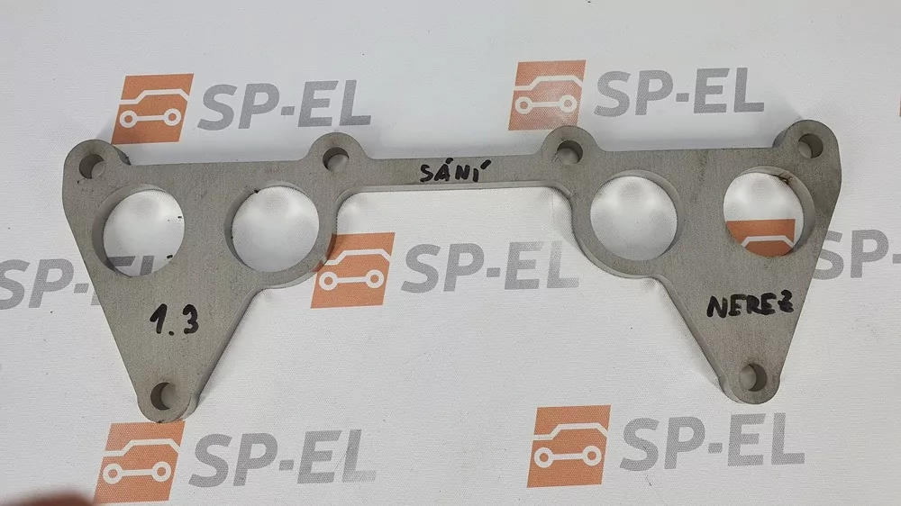 Nerezová příruba pro výrobu sacího potrubí Felicia 1.3MPI / Fabia 1.4MPI