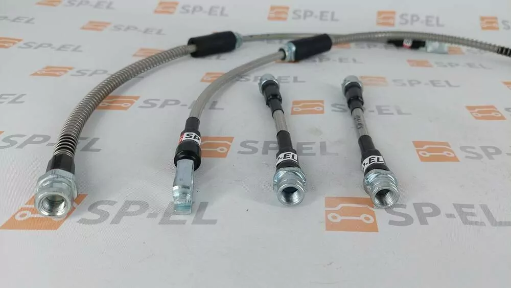 Pancéřové brzdové hadičky Octavia I RS - kompletní kit