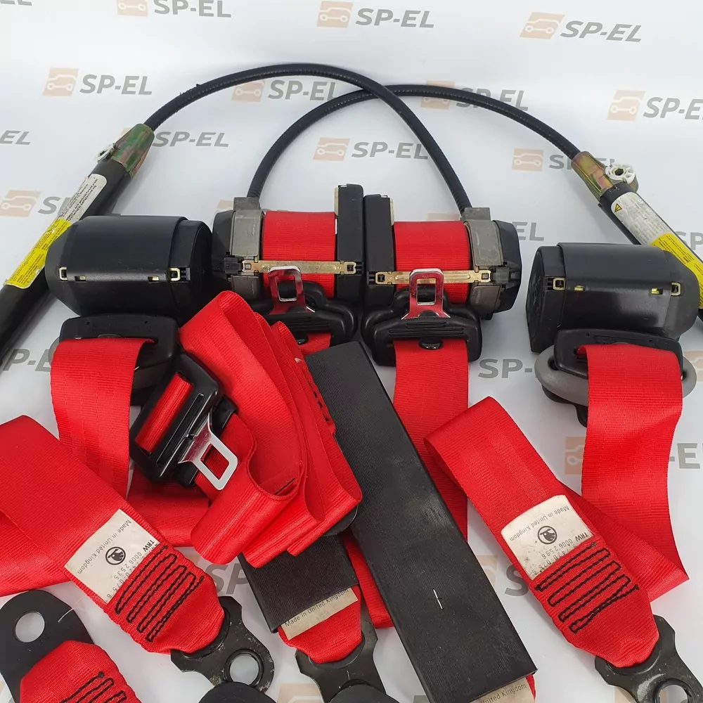 Bezpečnostní pásy - sada 5 ks - Felicia Sport Line - červená