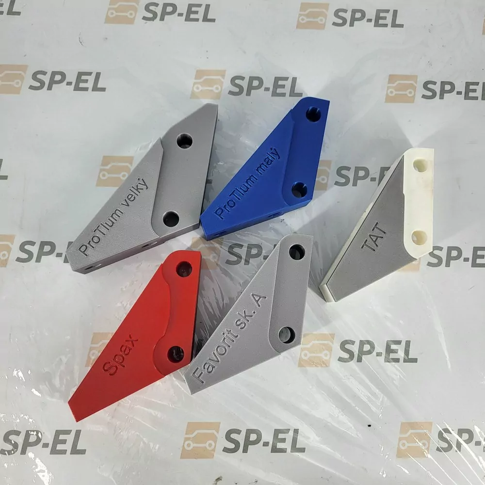 Dílenský přípravek SP-EL DP001 - Sada modelů adaptérů na těhlice pro tlumiče ala sk. A