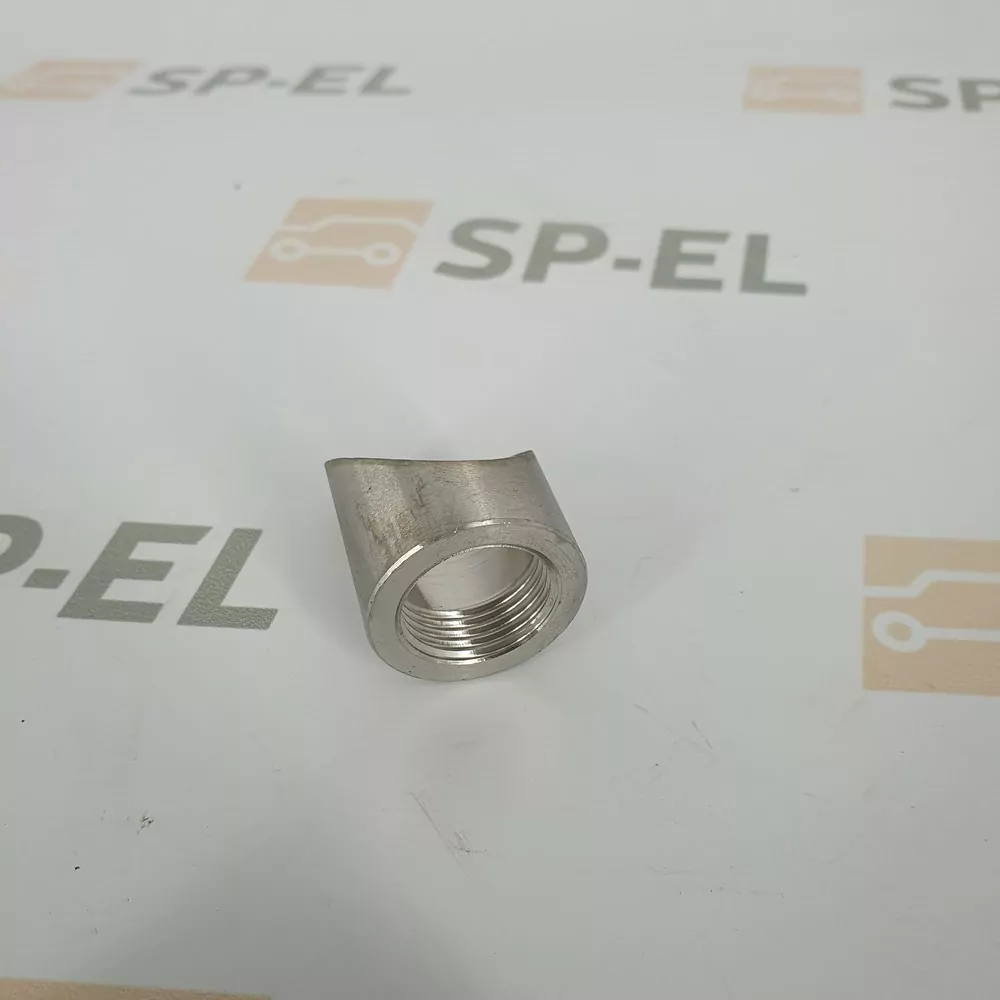 Adaptér na lambda sondu M18 x 1,5mm k navaření, osazení s radiusem, úhel 45°