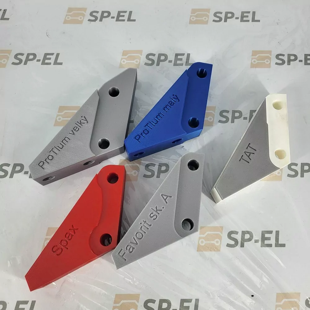 Dílenský přípravek SP-EL DP001 - Sada modelů adaptérů na těhlice pro tlumiče ala sk. A