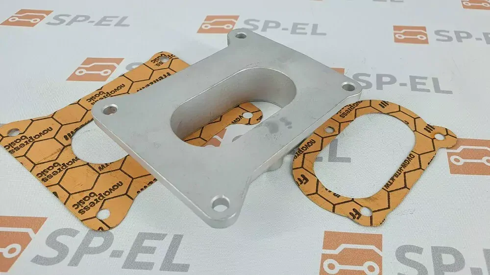 Podložka / redukce / adaptér / příruba pro karburátor pro Škoda Favorit - dural