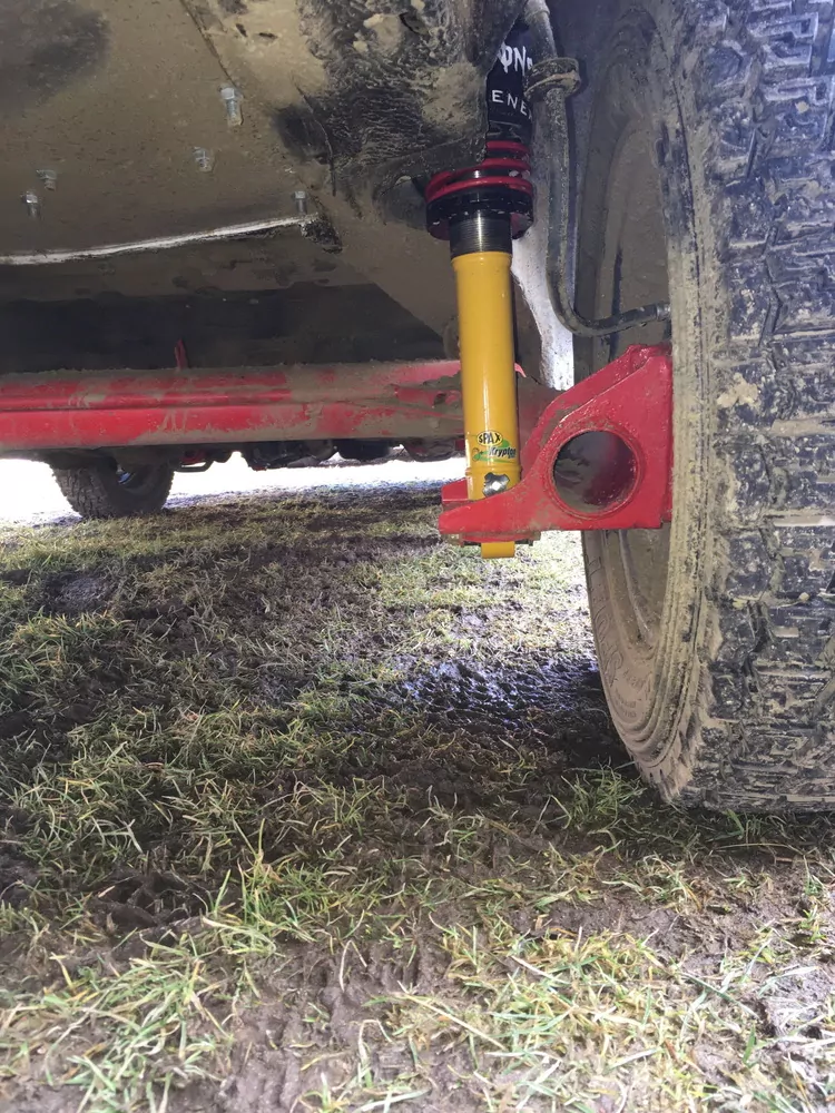 SPAX - Škoda Felicia - kompletní sada tuhostně nastavitelných tlumičů a pružin s upravenými těhlicemi a adaptéry ala sk.A