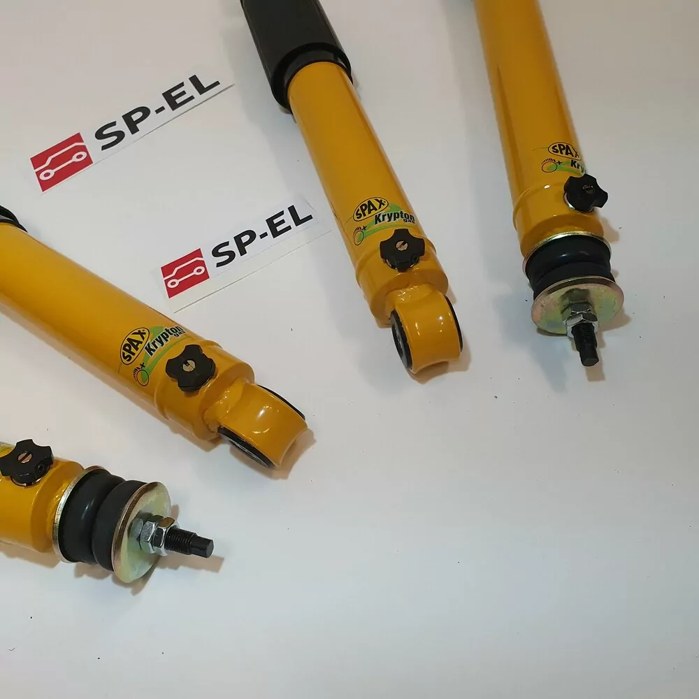 SPAX - Škoda 1000 MB, 1100 MB, 100, 105, 110, 120, 130 sada přední a zadní tuhostně nastavitelné tlumiče