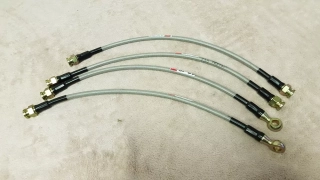 Pancéřové brzdové hadičky Škoda 130 - kompletní kit