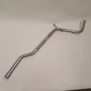 Průchozí střední díl výfuku bez tlumiče Felicia 1.3 - od 12/98 - trubka (Zakončení holá trubka)