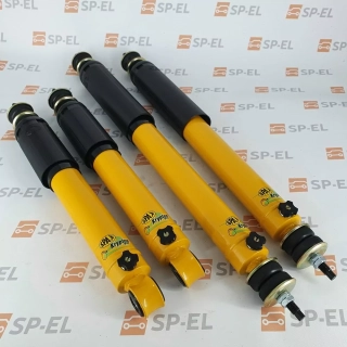 SPAX - Škoda 1000 MB, 1100 MB, 100, 105, 110, 120, 130 sada přední a zadní tuhostně nastavitelné tlumiče 