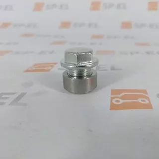 Adaptér na lambda sondu M18 x 1,5mm k navaření - nerez, se zátkou