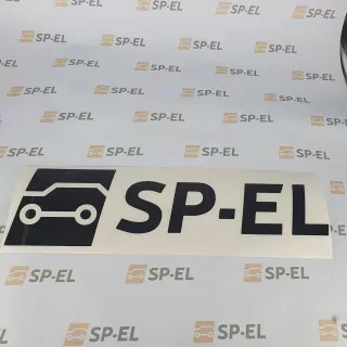 Řezaná samolepka SP-EL 48 X 13 cm ČERNÁ