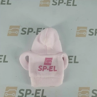 Návlek na řadící páku - mikinka "hoodie" Felicia - Růžová