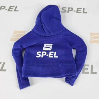 Návlek na řadící páku - mikinka "hoodie" Felicia - modrá