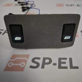 Sada přesvícených LED tlačítek stahování oken